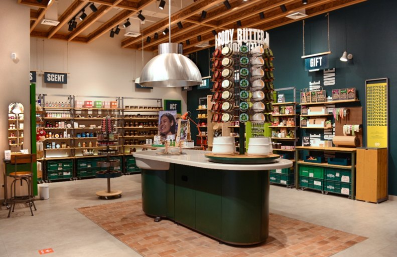  O que a The Body Shop quer com uma loja workshop