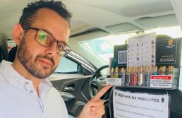Uber além do volante: motoristas fazem do carro uma vitrine para venda de perfume