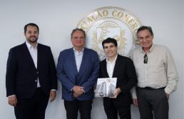 ACSP recebe o presidente da Câmara de Comércio França-Brasil de São Paulo