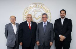 Presidente da ACSP recebe secretário estadual da Justiça